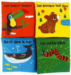 La ronde des animaux / 4 livres-tissu - Collectif
