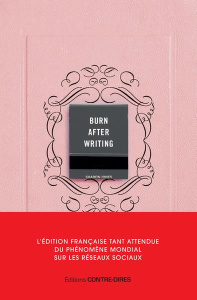 Burn after writing - Jones Sharon ; Dumont Véronique