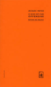 Ce qu'on voit d'une offensive - Meyer Jacques