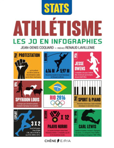 Athlétisme les JO en infographies - Coquard Jean-Denis;Lavillenie Renaud