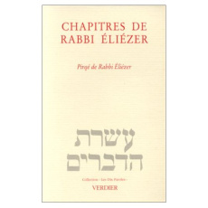 Pirqê de rabbi Eliézer. Leçons de rabbi Eliézer - Ouaknin Marc-Alain ; Smilevitch Eric