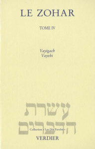 Le Zohar Tome 4. [Genèse Vayigach - Mopsik Charles