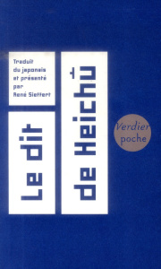 Le dit de Heichû. Heichû monogatari - Sieffert René