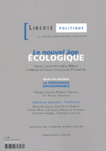 Liberté politique N° 20 Juillet-Août 2002 : Le nouvel âge écologique - COLLECTIF