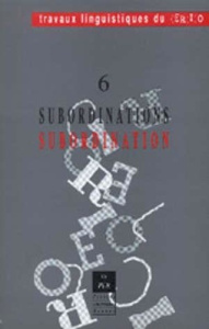 Subordinations, subordination - Muller Claude ; Roulland Daniel
