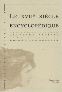 Cahiers Diderot N° 12 : Le XVIIème siècle encyclopédique - PUR
