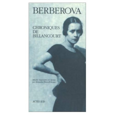 Chroniques de Billancourt. Récits - Berberova Nina
