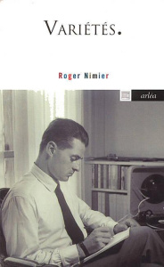 Variétés. L'air du temps (1945-1962) - Nimier Roger