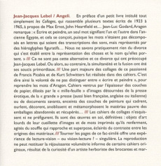 Angeli - Lebel Jean-Jacques