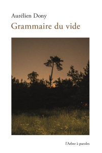 GRAMMAIRE DU VIDE - DONY AURELIEN