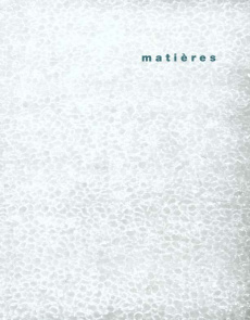 Matières N° 4/2000 - Marchand Bruno