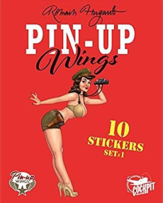 Pin-up Wings - 10 stickers set 1 / 10 stickers set #1 - Hugault Romain