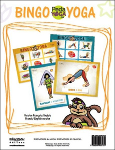 Bingo yoga pour les enfants, jeux et postures - Hutchinson Frances