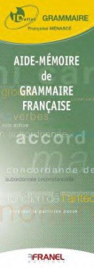 Aide-mémoire de grammaire française - Menasce Françoise