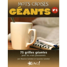 Mots croisés géants. Tome 3 - Saindon Maurice ; Saindon Suzanne