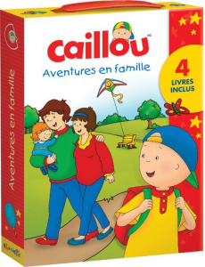 Caillou : Coffret Aventures en famille. Contient 4 volumes : Caillou au Zoo ; Le grand frère ; Le pe - Paradis Anne ; Sévigny Eric