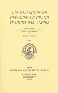 LES DIALOGUES TRADUITS PAR ANGIER 2 VOLS - GREGOIRE LE GRAND