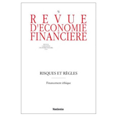 Revue d'économie financière N° 56 : Risques et règles. Financement éthique - COLLECTIF