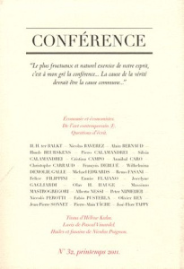 Conférence N° 32, printemps 2011 - Carraud Christophe