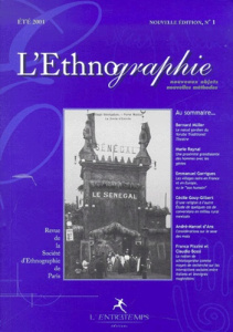 L'Ethnographie N° 1, Eté 2001 - COLLECTIF