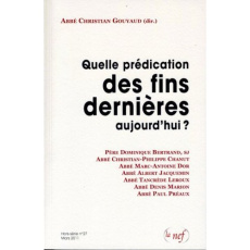 Quelle prédication des fins dernières aujourd'hui ?. Hors-série n°27