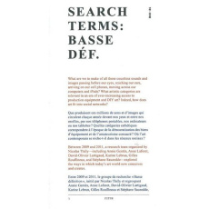 Search Terms : Basse déf. Edition bilingue français-anglais - Thély Nicolas ; Sauzedde Stéphane