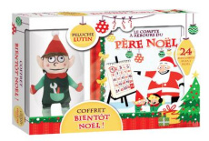 Coffret Bientôt Noël ! Le compte à rebours du Père Noël, 24 histoires avant NoëlAvec 1 peluche lutin - Thompson Kim ; Duhameau Elodie
