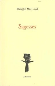 Sagesses - Mac Leod Philippe
