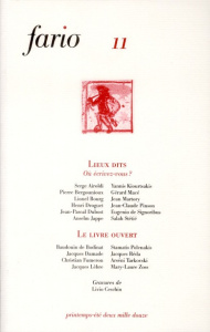 Fario N° 11, Printemps-été 2012 - Bordes François ; Brunner Richard ; Damade Jacques