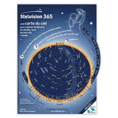 Stelvision 365. Une carte du ciel pour repérer facilement les étoiles, tous les jours de l'année - Armagnac Bertrand d'