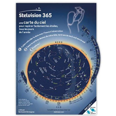 Stelvision 365. Une carte du ciel pour repérer facilement les étoiles, tous les jours de l'année - Armagnac Bertrand d'