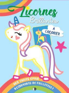 LICORNES BRILLANTES - BLOC BLEU - COLLECTIF