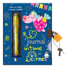 Mon journal intime de licornes. Avec un crayon à encre invisible - COLLECTIF