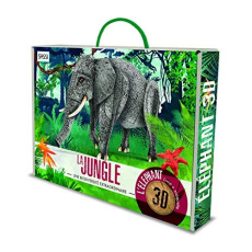La jungle, une biodiversité extraordinaire. L'éléphant, maquette 3D - Tomè Ester ; Borgo Alberto