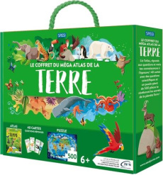 Le coffret du méga atlas de la Terre. Avec 1 puzzle et 40 cartes - ALFONSI/AA. VV.