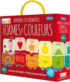 Apprends tes premières formes et couleurs. Avec un puzzle de 20 pièces - Gaule Matteo ; Negrel Sarah