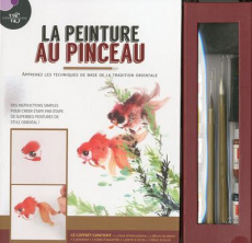 La peinture au pinceau. Avec 1 livre d'instructions, 1 album de dessin, 2 pinceaux, 5 tubes d'aquare - Han-Lin Chen Danny