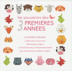 Coffret Les souvenirs des 3 premières années. Contient : un album, 40 feuilles origami, un livret il - Manferto de Fabianis Valeria ; Gribaudi Tramontana