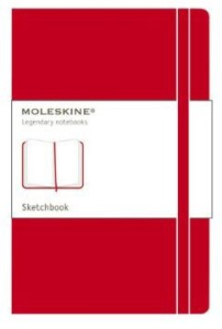 CARNET DE CROQUIS POCHE COUV. RIGIDE ROUGE - MOLESKINE