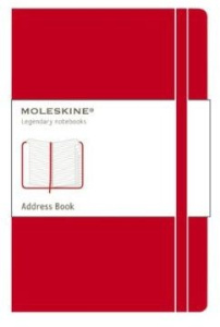 CARNET D ADRESSES POCHE COUV. RIGIDE ROUGE - MOLESKINE