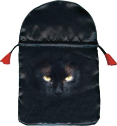 Bourse satin chat noir - Russo Luca