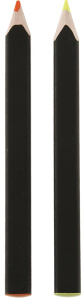 SET 2 CRAYONS PAPIER SURLIGNEURS FLUO+CAPUCHON+TAILLE CRAYON - MOLESKINE