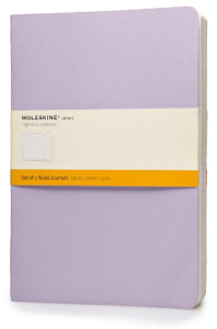 CAHIER PASTEL TRES GRAND FORMAT LIGNE SET DE 3 - MOLESKINE