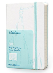 AGENDA 2015 PETIT PRINCE JOURNALIER BLANC POCHE - MOLESKINE