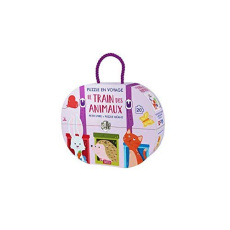 Le train des animaux. Puzzle en voyage - Meneguzzo Giulia ; Tomè Ester