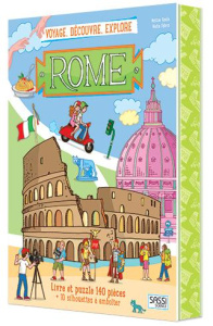 Voyage, découvre, explore Rome. Avec puzzle de 140 pièces et 10 silhouettes à emboiter - Gaule Matteo ; Fabris Nadia ; Tomè Ester ; Brochu
