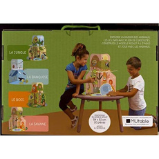 Les maisons des animaux. 4 habitats 2 étages, 10 animaux, 1 livre - Tomè Ester ; Negrel Sarah ; Manuzzato Valentina