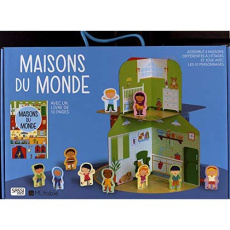 Maisons du monde. 4 maisons 2 étages, 10 personnages, 1 livre - Trevisan Irena ; Negrel Sarah