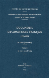 Documents diplomatiques français. 1935 – Tome III (1er juin – 20 août) - Ministère Des affaires étrangères