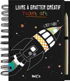 Livre à gratter créatif Pocket art. L'espace - Schneefuss Trixi ; Hamels Laurence